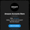 Amazon Accounts Store - Telegram Channel