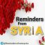 Reminders From Syria